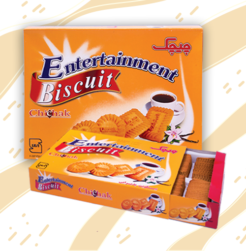 بیسکویت پذیرایی وانیلی